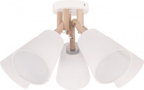 VAIO white 5 plafon Люстра 666
розміри 31х47 см
матеріал дерево, абажур
колір білий