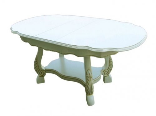 DM-P52 Стіл дерев'яний (розкладний)
розмір 150-185х90х75 см
колір молочний