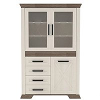 МАРСЕЛЬ Вiтрина REG2D2W Гербор
шир/вис/гл:
117 х 182 х 45,5 см