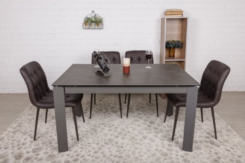 Стіл Nicolas Oslo 140 кераміка сірий Матт
розмір 140-200х90х74 см