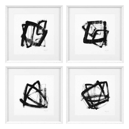 Prints Tessellation set of 4