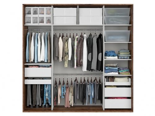 FLEX Шкаф для одежда 220 Flex czarny połysk/dąb monastery
размер 220х218х66 см