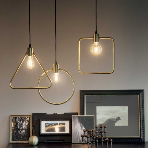 Стельовий світильник Ideal Lux Підвісний світильник ABC SP1 triangle 207834
розмір 295х380х120