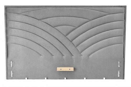 MODULO Кровать двухместная наборная с разными изголовьями цвет серый
размер 175/8/120cm