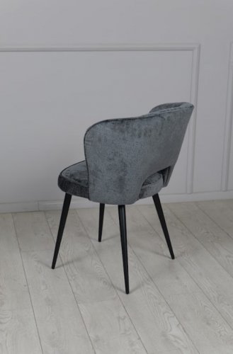Альдо стілець металевий тканина колір графіт
розмір 590*590*820  