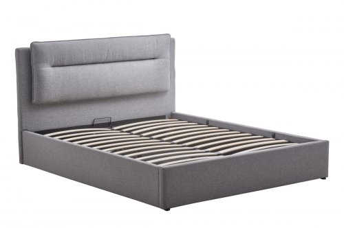 Ліжко м'яке 1600*2000 Віолла, сірий