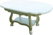 NICOLAS Classic 03/1 Стіл
Розмір 150-180x100x76 см
Матеріал дерево гівея
колір молочний
