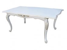 NICOLAS Стіл обідній Classic 13
Розмір 150-180x100x76 см
Матеріал масив гівеї
колір білий