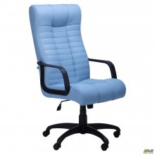 Крісло Атлантис Пластик Шкіра Люкс комбінована ваніль