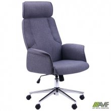 Крісло Madison хром, тк.сірий