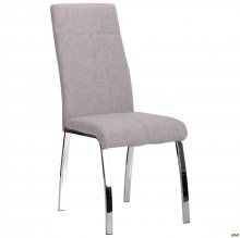 Стілець обідній Ентоні DC-326-2 хром/сірий беж