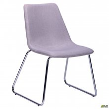 Стілець Наварра DC-168 База хром/Світле сірий