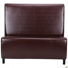 Диван Хит на ножках (Н100), венге, 1200*670*1100Н Мадрас дк браун