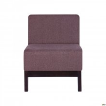 Диван Квадро на дерев'яному каркасі (Н250) горіх темний 670*670*850Н Сідней 19