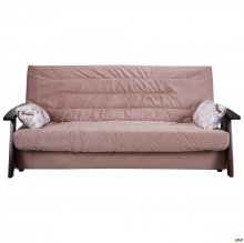 Диван Гермес ППУ Kolibri Latte (чехол, короб, подлокотники), Rainwing 219 2 (подушки)