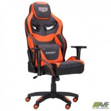 Крісло VR Racer Expert Genius чорний/жовтогарячий