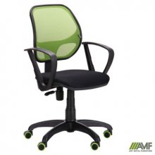 Крісло Біт Color/АМФ-7 сидіння Сітка чорна/спинка Сітка салатова