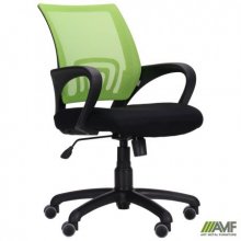 Крісло Веб сидіння Сітка чорна/спинка Сітка салатова