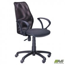 Крісло Oxi/АМФ-4 сидіння Поінт-02/спинка Сітка чорна