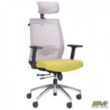 Офісне крісло для персоналу Art Metal Furniture Install Black Alum grey/green (544876)