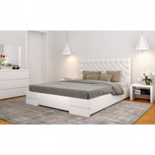 Камелия квадрат кровать 160 цвет белый или серый
размер 160х200