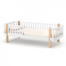 ЛІЖКО ПІДЛІТКОВЕ ВЕРЕС МОНАКО (КОЛІР:  БІЛО-БУКОВИЙ) 190*80
Матеріал: бук, вільха.
Розміри (спального місця, см): 190*80.
Габаритні розміри (Д*Ш*В, см): 194,8*87,7*64,5 (±0,3).