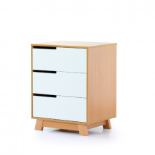 КОМОД ВЕРЕС МАНХЭТТЕН 600 (ЦВЕТ: БЕЛО-БУКОВЫЙ)