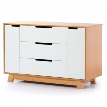 КОМОД ВЕРЕС МАНХЭТТЕН 1200 (ЦВЕТ: БЕЛО-БУКОВЫЙ)