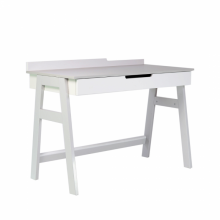 ПИСЬМОВИЙ СТІЛ ВЕРЕС Манхеттен (КОЛІР:  БІЛО-СІРИЙ) 