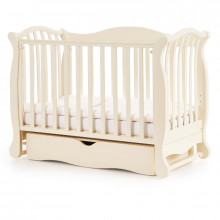 КРОВАТКА ВЕРЕС ЛД19 МАЯТНИК С ЯЩИКОМ (ЦВЕТ: СЛОНОВАЯ КОСТЬ) ЕС