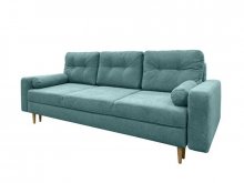 Диван Вільям 86 бірюзовий
Висота 76 см
Глибина 95 см
Розмір спального місця (Д х Ш) 142 см х 195 см
Ширина 225 см
Висота від підлоги до сидіння: 43,5 см
Висота підлокітника: 14,5 см, висота спинки: 32,5 см