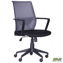 Крісло Tin сидіння Савана nova Black 19/спинка Сітка SL-16 сіра