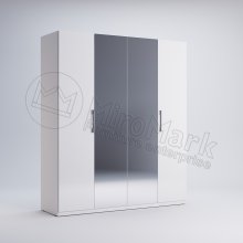 Family Шкаф  4-двірний  FM-14-WB
колір білий глянець
розмір 2104x1778x546