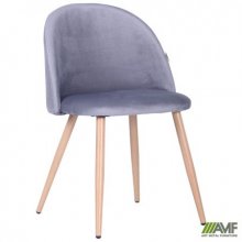 Стул обеденный Sherry beech/dark grey velvet