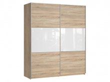 COLIN Шафа для одягу 183 dąb sonoma/biały połysk
розмір 183х218х60 см