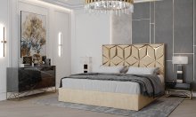 КРИСТАЛ Ліжко З ПІДНІМАЛЬНИМ МЕХАНІЗМОМ 180 см колір айворі
розмір 1920X2120X1400