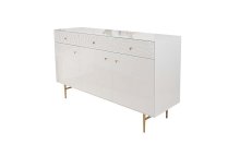 АЛЯСКА Буфет у вітальню колір білий
розмір 1590x445x890