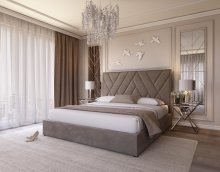 СТЕЛЛА Ліжко 160 з підйомним механізмом капучино
розмір 1720x2120x1400