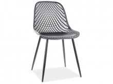 CORRAL A  стул пластик CZARNY STELAŻ / CZARNY
размер 