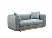 Софа "Орландо" крижаний + золото
Глибина посадкового місця, см: 64
Максимальна глибина сидіння, см: 85
Висота до сидіння, см: 42
Максимальна висота, см: 69
Ширина сидіння, см: 180 