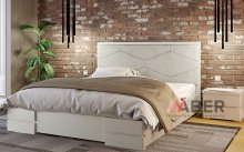 Кровать деревянная Севилья с мягким изголовьем Arbor Drev 180х200 (180х190)
размер 194х210х104 см 