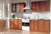 Кухня Рамка (яблуня темна) NIKA 260
фасад Плита МДФ