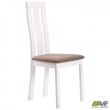 Стілець обідній Йорк білий/коричневий