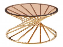 OTTAVIA A  Стол журнальный стекло  FI 80
размер 80х80 см 