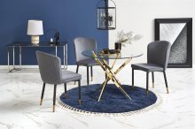 RAYMOND Стіл скляний  Halmar золото
розмір 100/73 cm