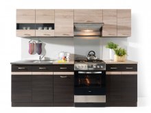 Комплект 240 (dąb sonoma / dąb wenge)
висота: ≈ 200 см
ширина: 240 см
глибина: 30,5 / 47 см