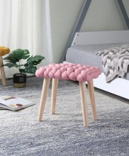 YETI Пуф Halmar рожевий
розмір 37/27/35 cm