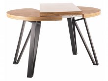 GALAXY Стіл обідній DĄB ARTISAN / CZARNY FI
розмір 100 (100-168)