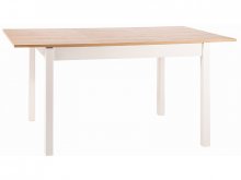 MATTEO Стіл обідній DĄB ARTISAN / BIAŁY MAT
розмір 118(158)X74