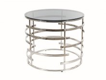 LIVIA Стіл журнальний срібло FI 60
розмір 60х50 см